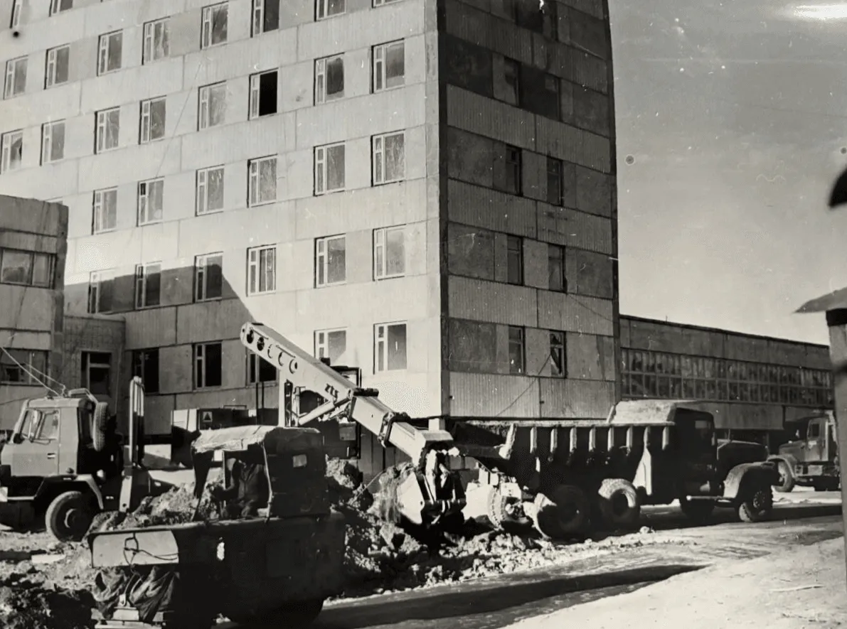 Beginning of construction of the main factory building