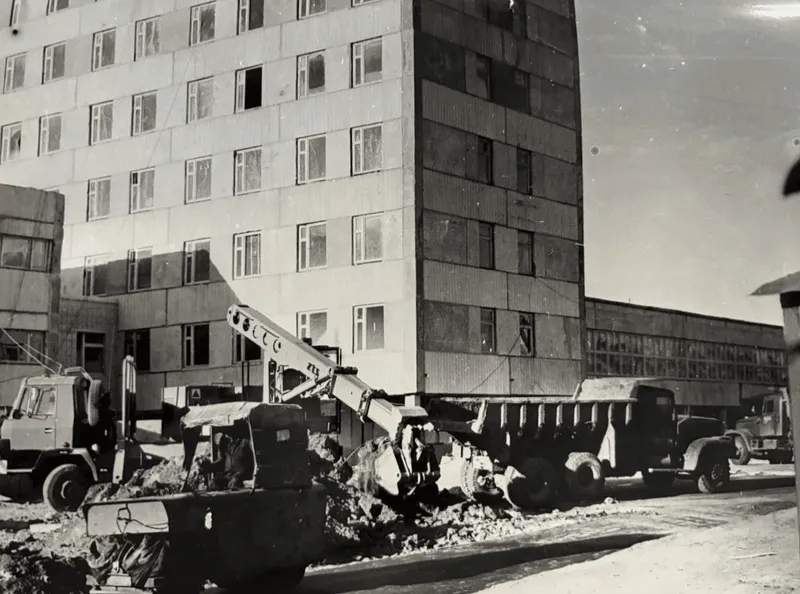 Beginning of construction of the main factory building
